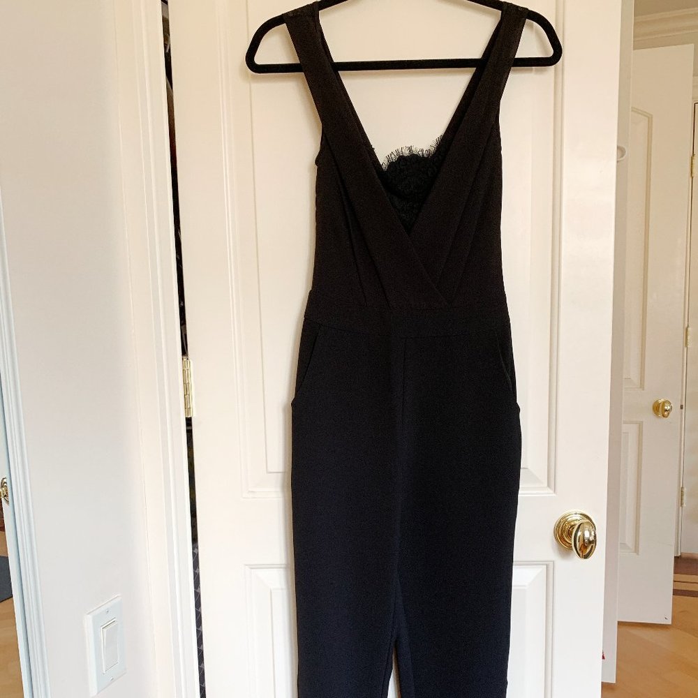 Ted Baker jumpsuit with lace front detail